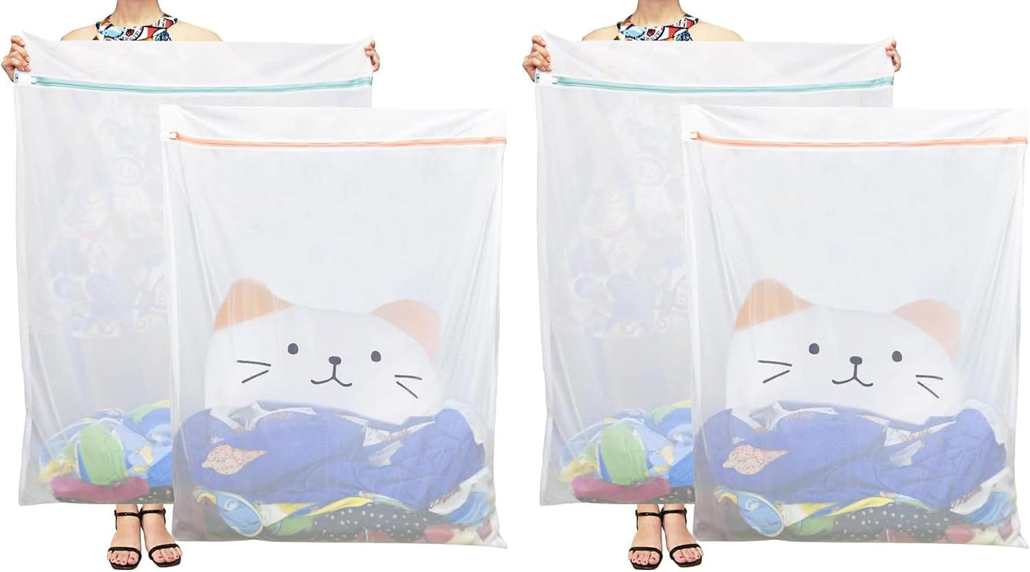 Tenn Well 3Pcs Mesh Laundry Bags For Shoes Sneakers Fits Size 12 | Mesh bags for trainers, tennis shoes, slippers, washing machine safe