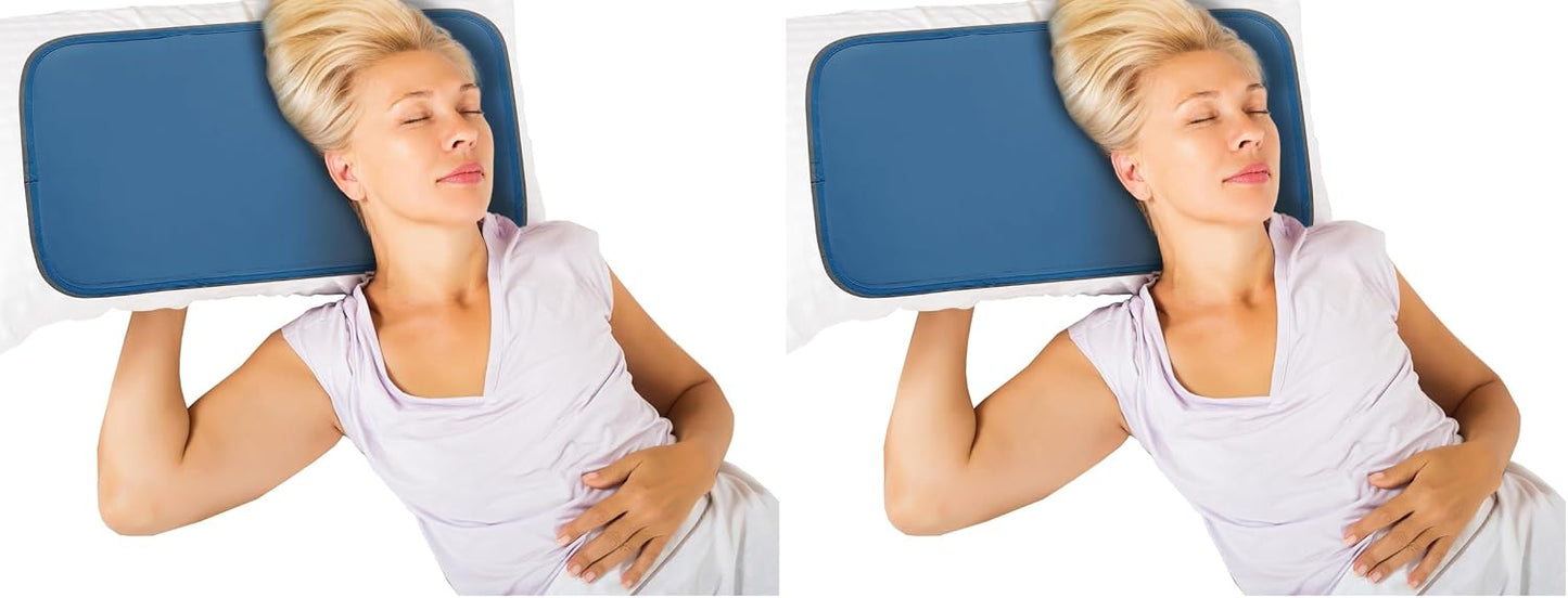 Cool Care Technologies Cooling Pad for Bed - Pressure Activated Gel Provides Instant Relief - Ideal for Fevers, Hot Flashes, Night Sweats