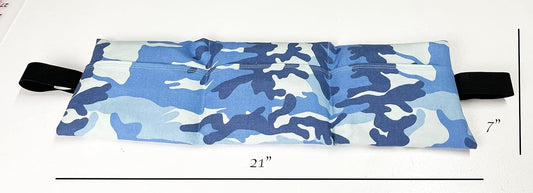 Heating Pad with Removable Pockets. Washable Cover. Microwave Heat Therapy for Back, Neck, Shoulders, Cramps. Pain and Stress Relief. Reusable Heated Wrap Corn Filled. (Ocean)