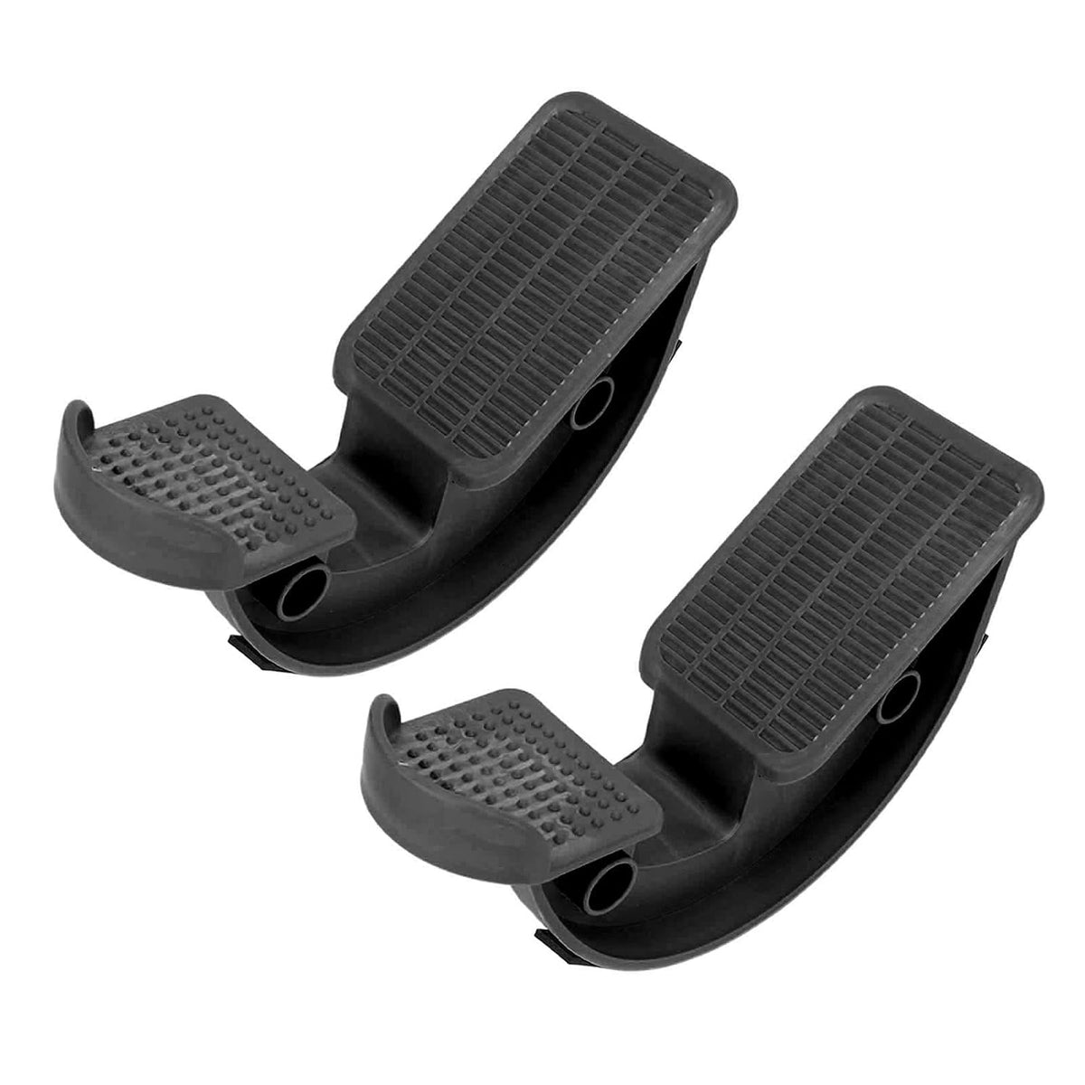2pcs Foot Rocker, Anti Slip Stretching Compression Calf Stretcher for Men, Women(Black)
