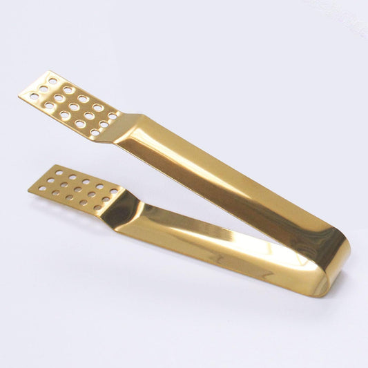 Generic Tea Bag Squeezer (8 Pack), Tea Bag Squeezer Tongs, Golden Stainless Steel Tea Bag Squeezer, 13.5 x 4 cm