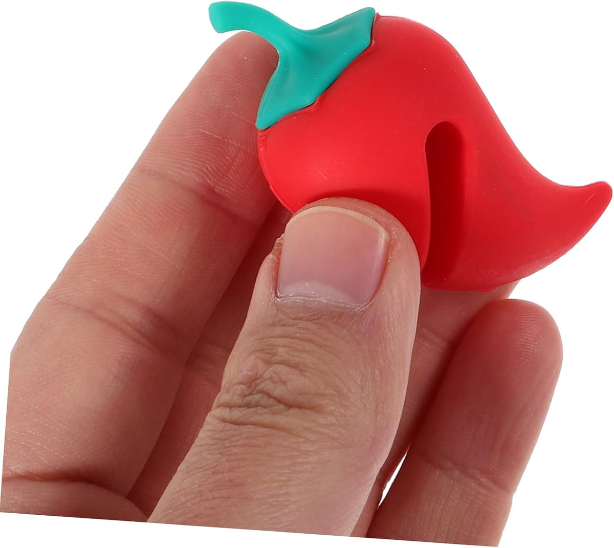 Garneck - Silicone Lid Lifter Rack Creative Pepper Shape Kitchen Spill Stopper Tool for Preventing Boil Overs for Various Pots and Pans