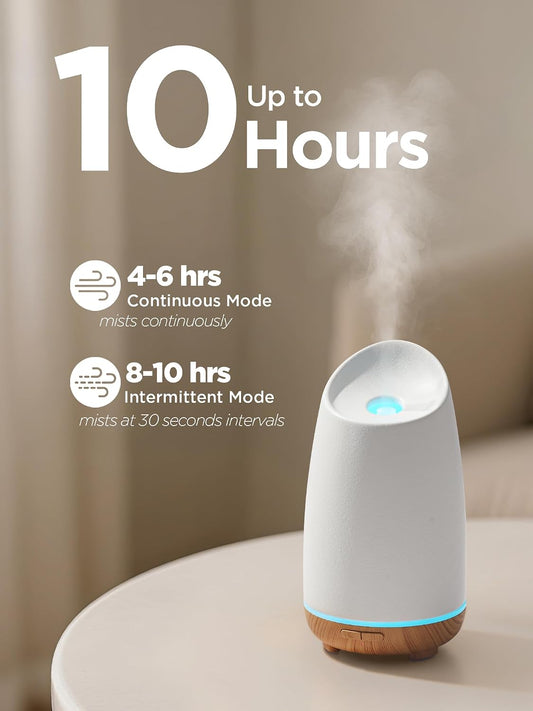 InnoGear 150ml Ceramic Essential Oil Diffuser, Diffusers for Home, White