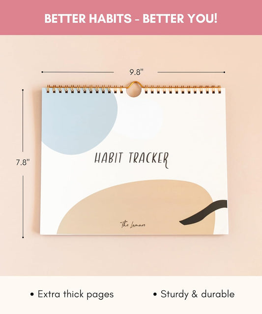 Lamare Habit Tracker Calendar 2026 – Premium Daily Habit Tracker Journal