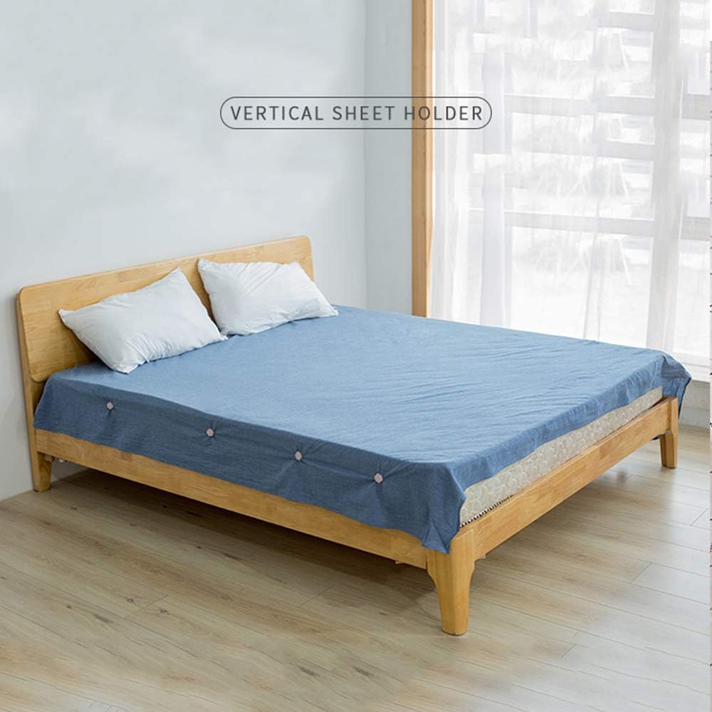4 Pieces Sheet Holders - New Approach for Keeping Your Sheets On Your Mattress - No Elastic Straps or Clips. Easy Install