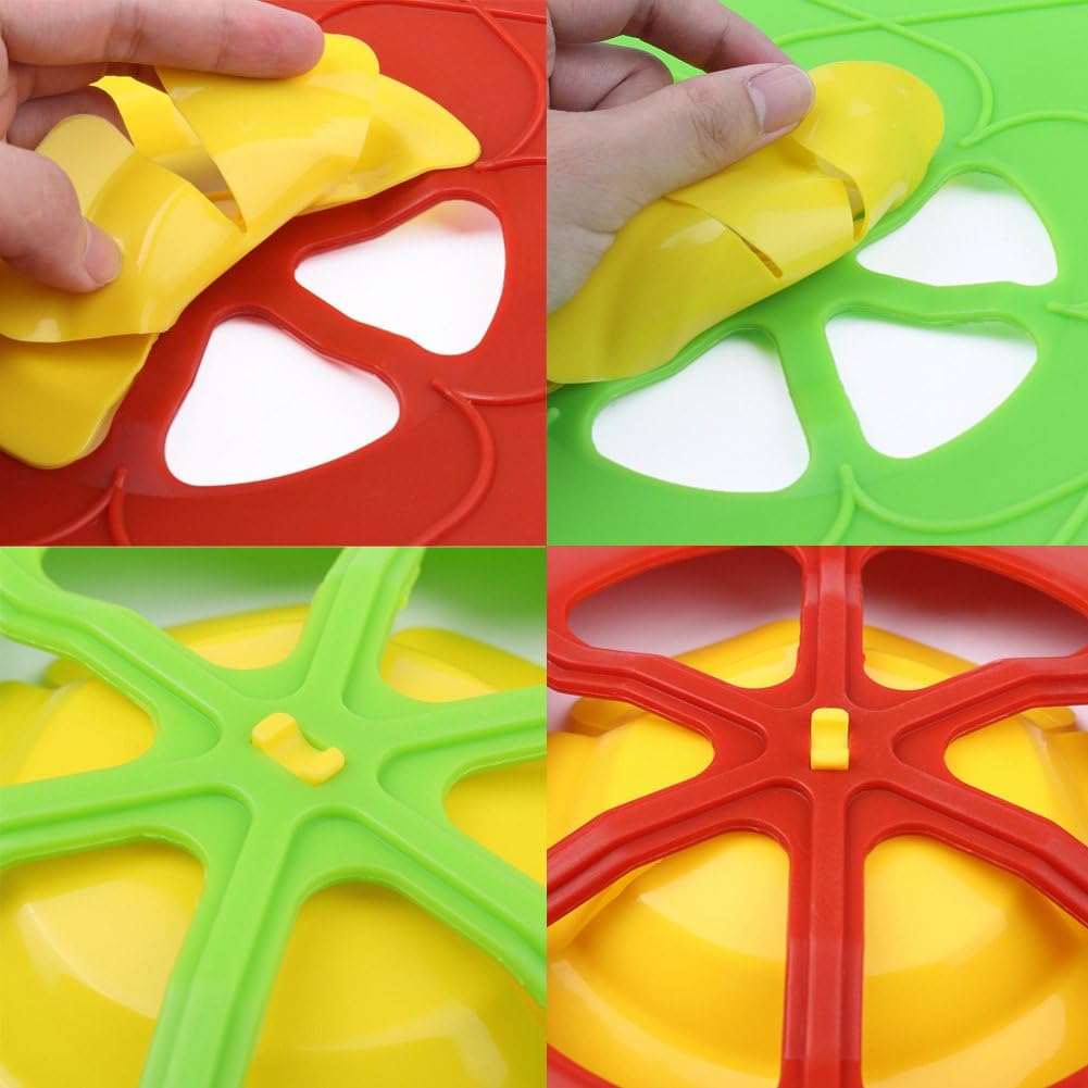 2 Pack Silicone Spill Stopper Lid, 10.2" Boil Over Safeguard, Splatter Guard Cover for Pots Pans, Food Grade Silicone Multi-Function Kitchen Tool, BPA Free Microwave Dishwasher Safe