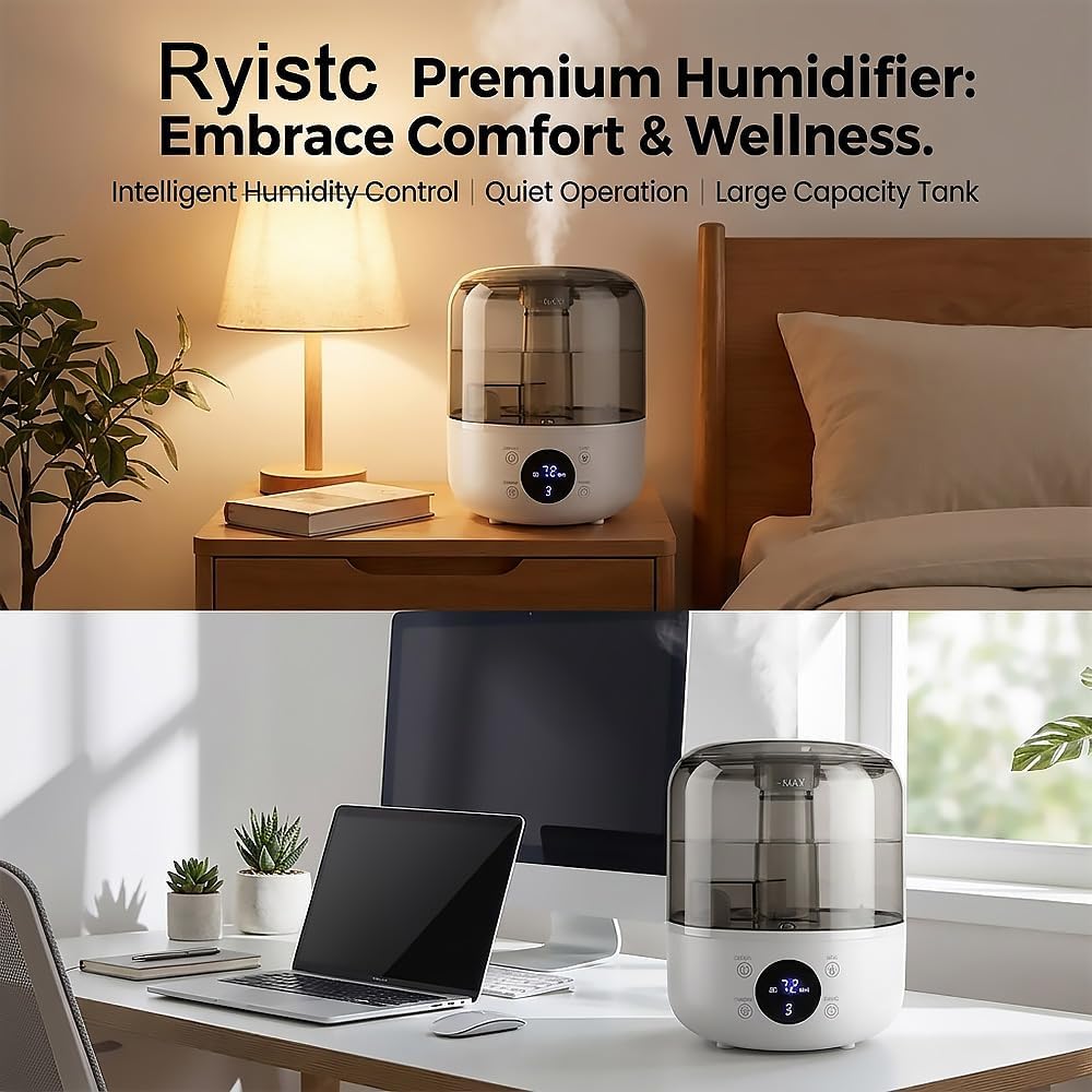 3L Top Fill Cool Mist Ultrasonic Humidifier