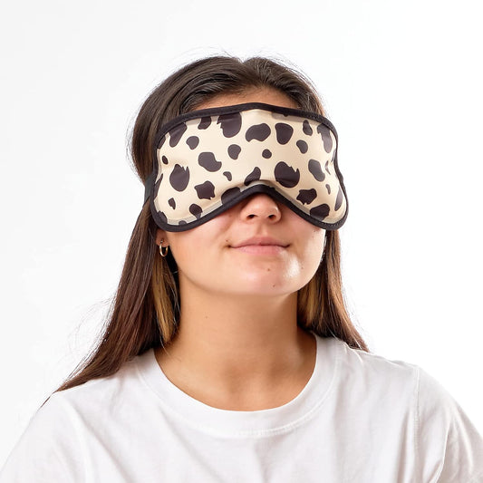 Fit+Fresh Cooling Gel Eye Mask & Cold Head Wrap - Migraine Ice Pack for Relief