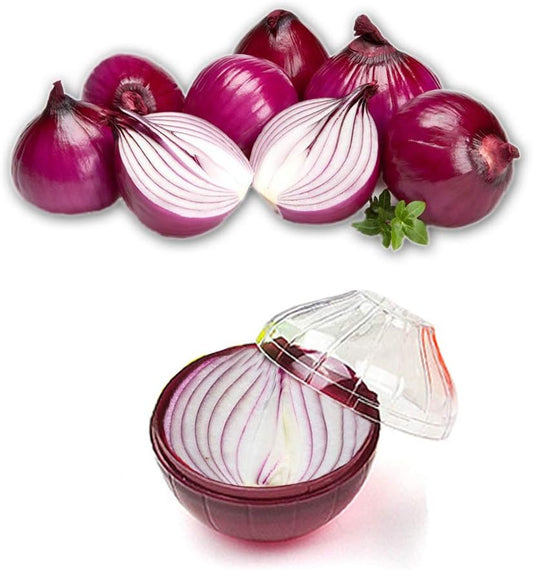 Onion Storage Containers, Onion Saver Keeper Fruit and Vegetable Storage Holder for Fridge