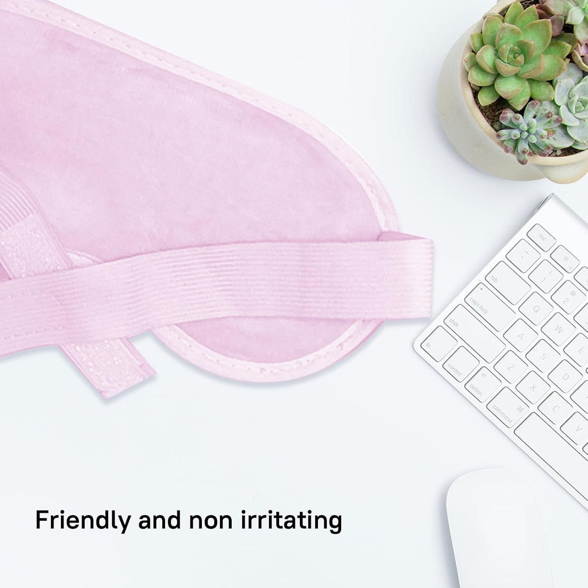 Cooling Gel Eye Mask with Eye Holes, 2 PCS Cold Eye Packs for Puffiness & Swelling, Reusable Hot Cold Compress Heat Ice Gel Pack, Purple and Pink