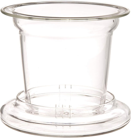 Teabloom Universal Glass Tea Infuser with Dual-Purpose Lid/Coaster – Hygienic, Non-Toxic Glass Filter for Loose Tea Leaves – Lead-Free & Cadmium-Free – Tea Purist's Choice