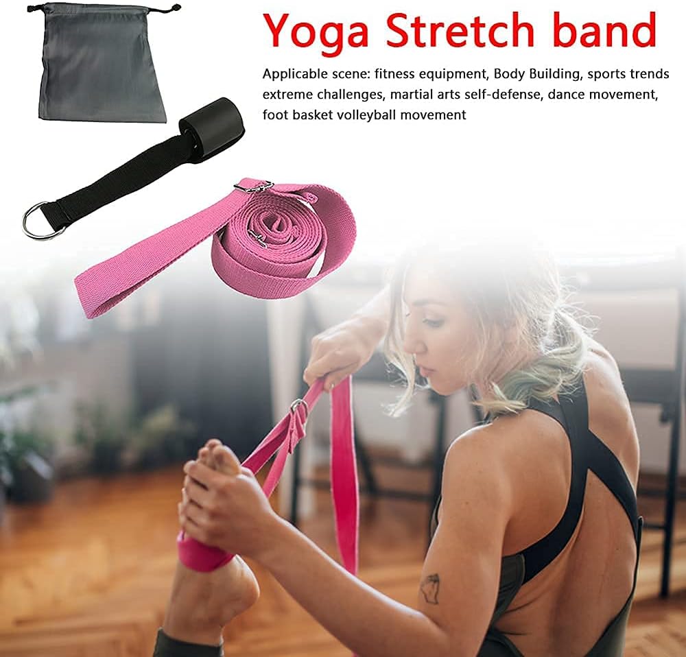 tchrules Door Leg Stretcher, Door Flexibility & Stretching Leg Strap - Great for Ballet Cheer Dance Gymnastics or Any Sport Leg Stretcher Door Flexibility Trainer Premium Stretching Equipment