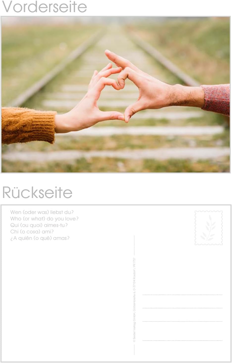 Edition Seidel Set of 50 Premium Postcards Motivational Cards Communication Training Conversation Game Coaching Tools Cards Landscapes Nature Feeling Cards Self-Mindfulness Sayings