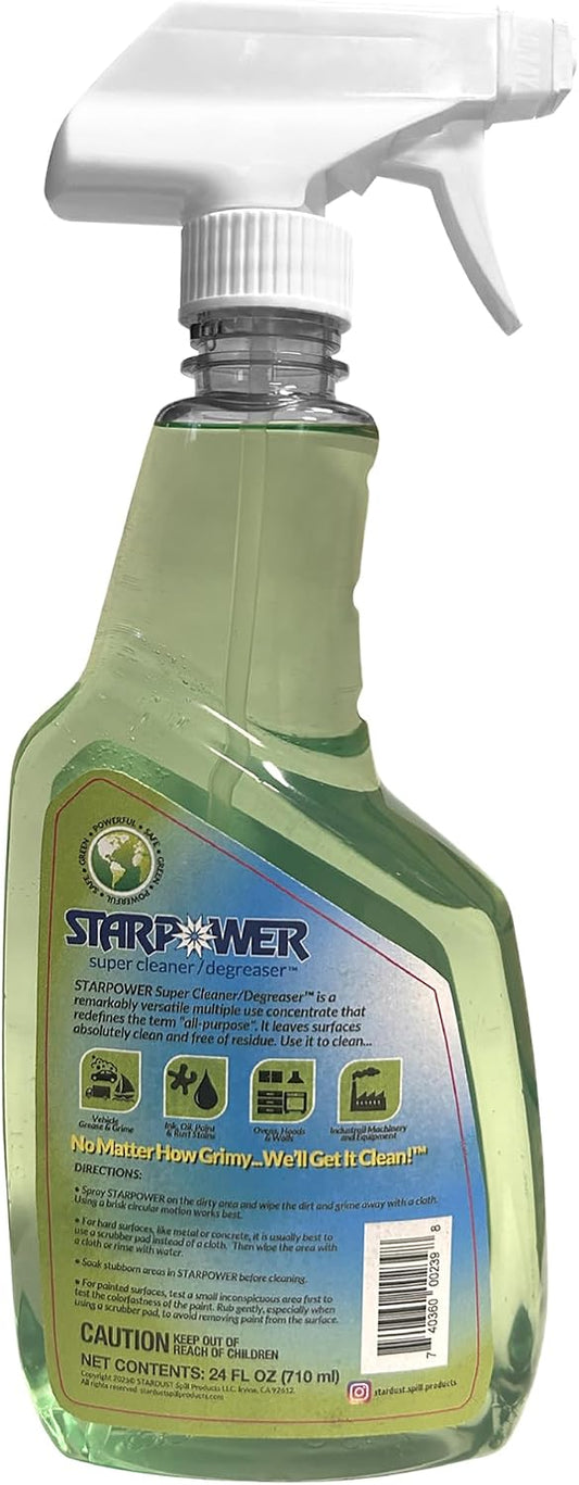 STARPOWER Heavy Duty Multi Surface Grease Remover, 24 Ounces | All Purpose, Oil, Grime Remover
