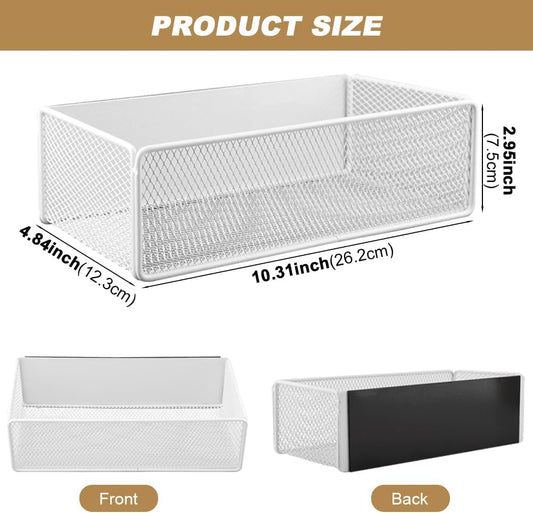 Magnetic Shelf for Washer & Dryer, Laundry Room Organizer, 11lb Capacity | Magnetic shelf sticks to washer, dryer & fridge. Holds 11lb. Use as lint bin or storage. For laundry & small spaces.