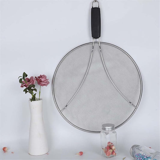 Grease Splatter Screen for Frying Pan 14" - Stops 99% of Hot Oil Splash