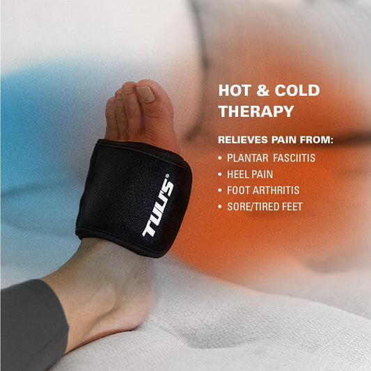 Tuli’s Foot Therapy Wrap, Ice/Heat Pack for Plantar Fasciitis, One Size