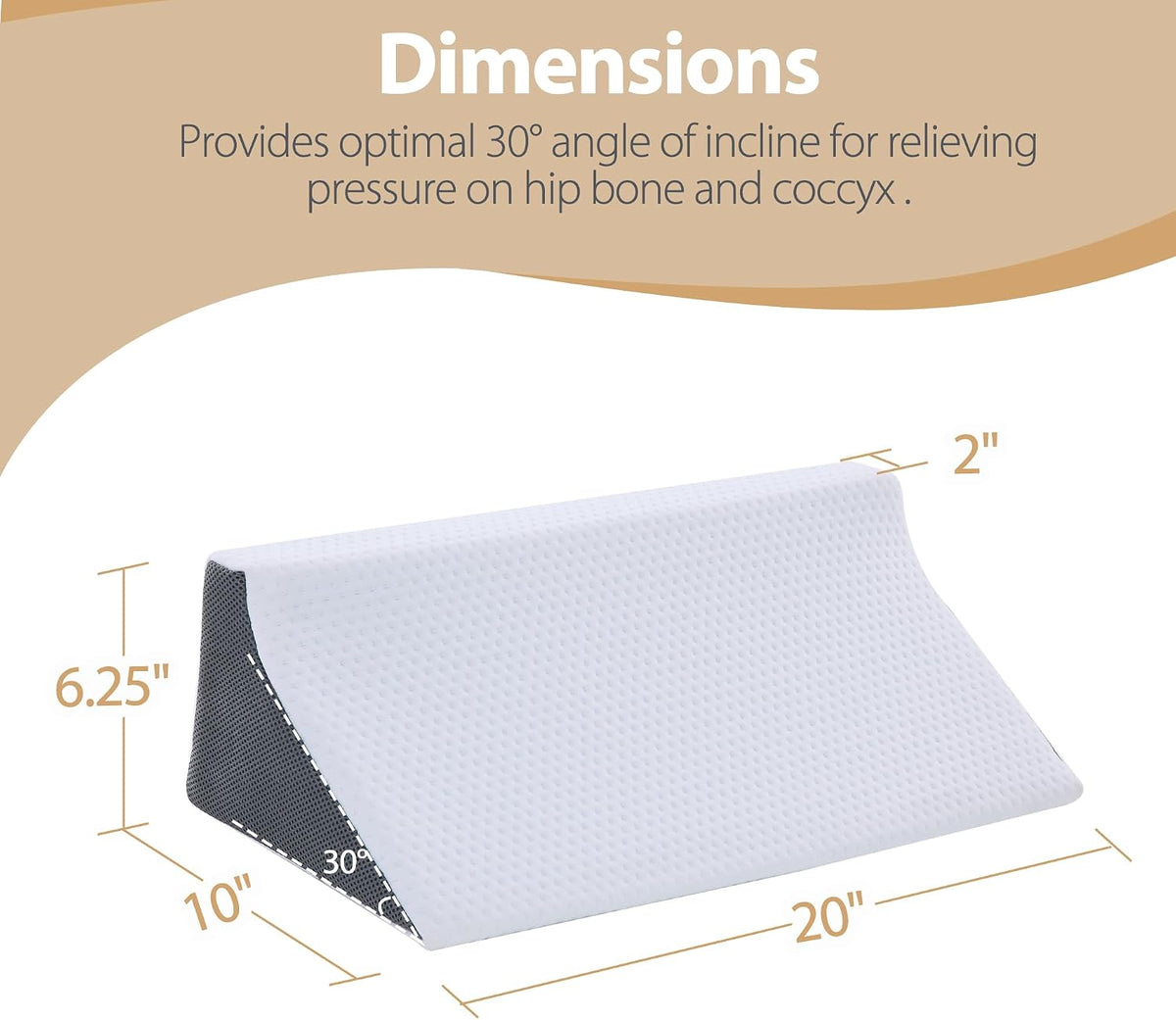 Body Positioner Wedge Pillow for Side Sleeping Support