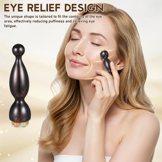 Wooden Facial Massager Stick for Women