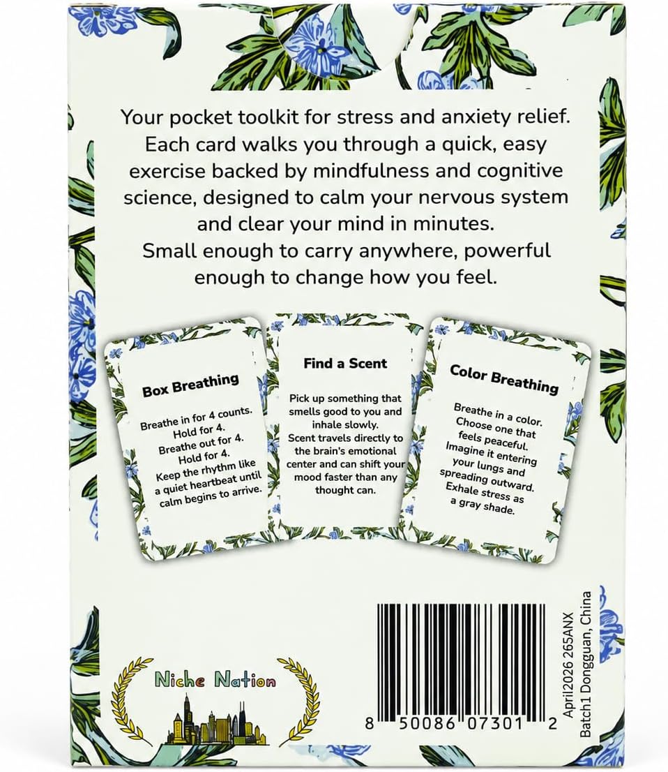 Daily Cards for Stress & Anxiety Relief | Stress Relief Gifts