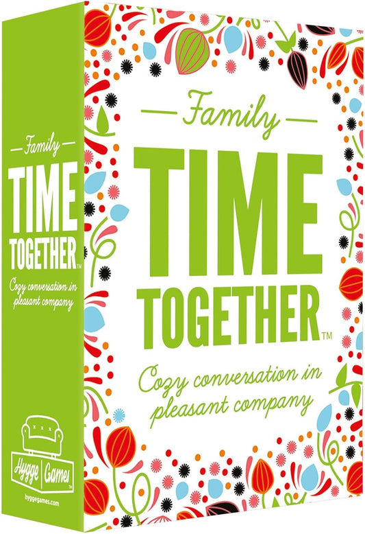 Hygge Games Time Together Family Game – Fun Conversation Starters Card Game for Families,