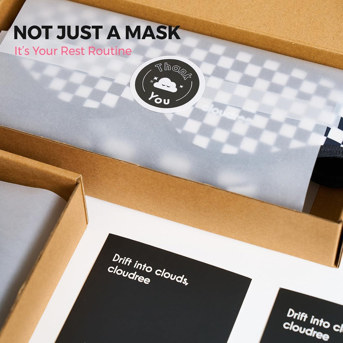 Sleep Mask for Side Sleepers, 3D Eye Mask for Eyelash Extensions
