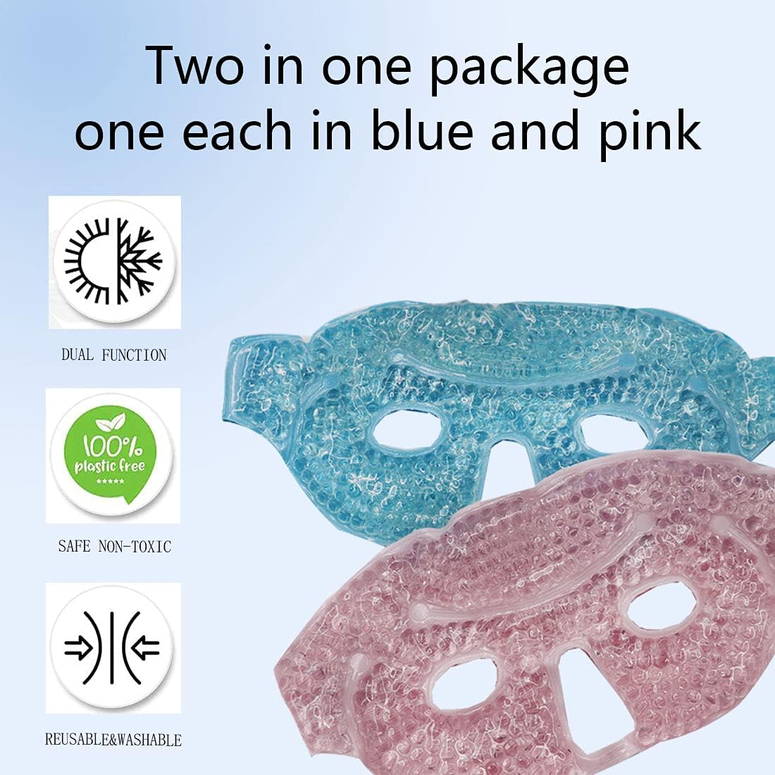 ColdCool Gel Eye Mask – Reusable Cold Compress for Puffy Eyes