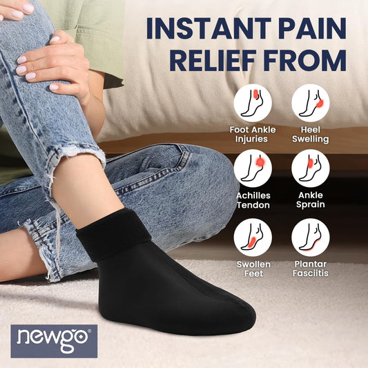 NEWGO Cold Therapy Sock, Ice Pack for Neuropathy & Plantar Fasciitis