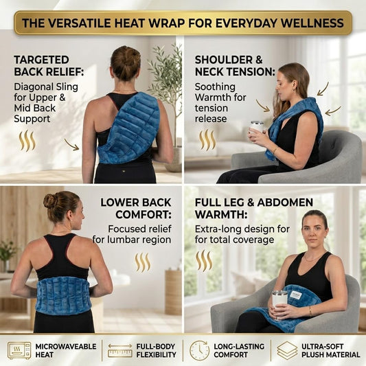 Microwavable Ultimate Body Wrap, 68" x 10"