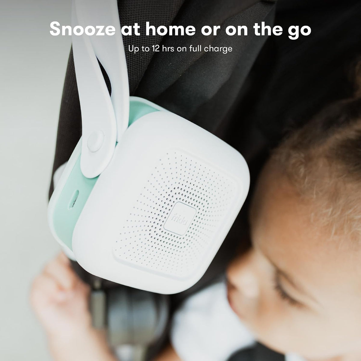 Frida Baby 2-in-1 Portable Sound Machine for Baby + Nightlight, White Noise