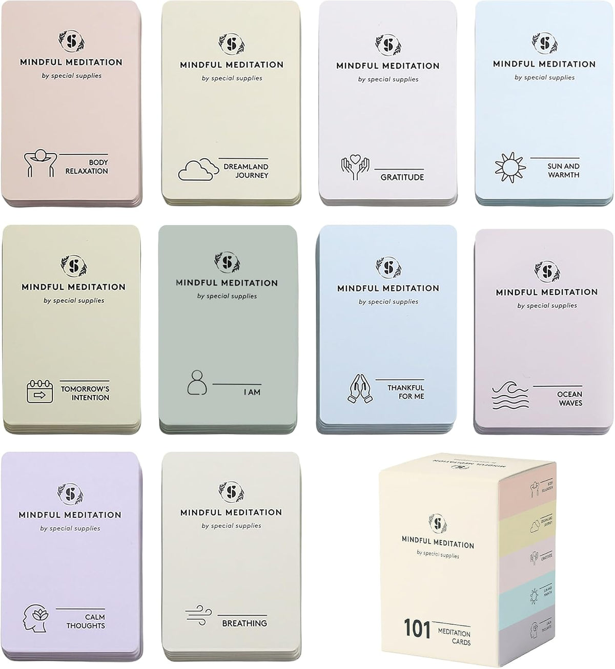 Special Supplies 101 Mindfulness & Meditation Cards for Teens & Adults