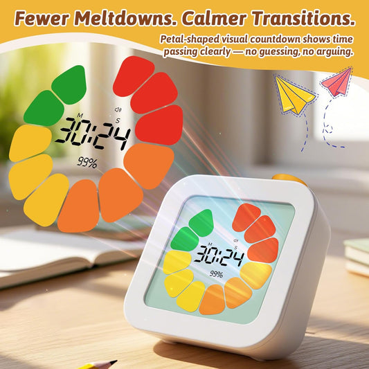 EooCoo Visual Timer for Kids, ADHD, Toddler Essentials, Boo Basket Stuffers