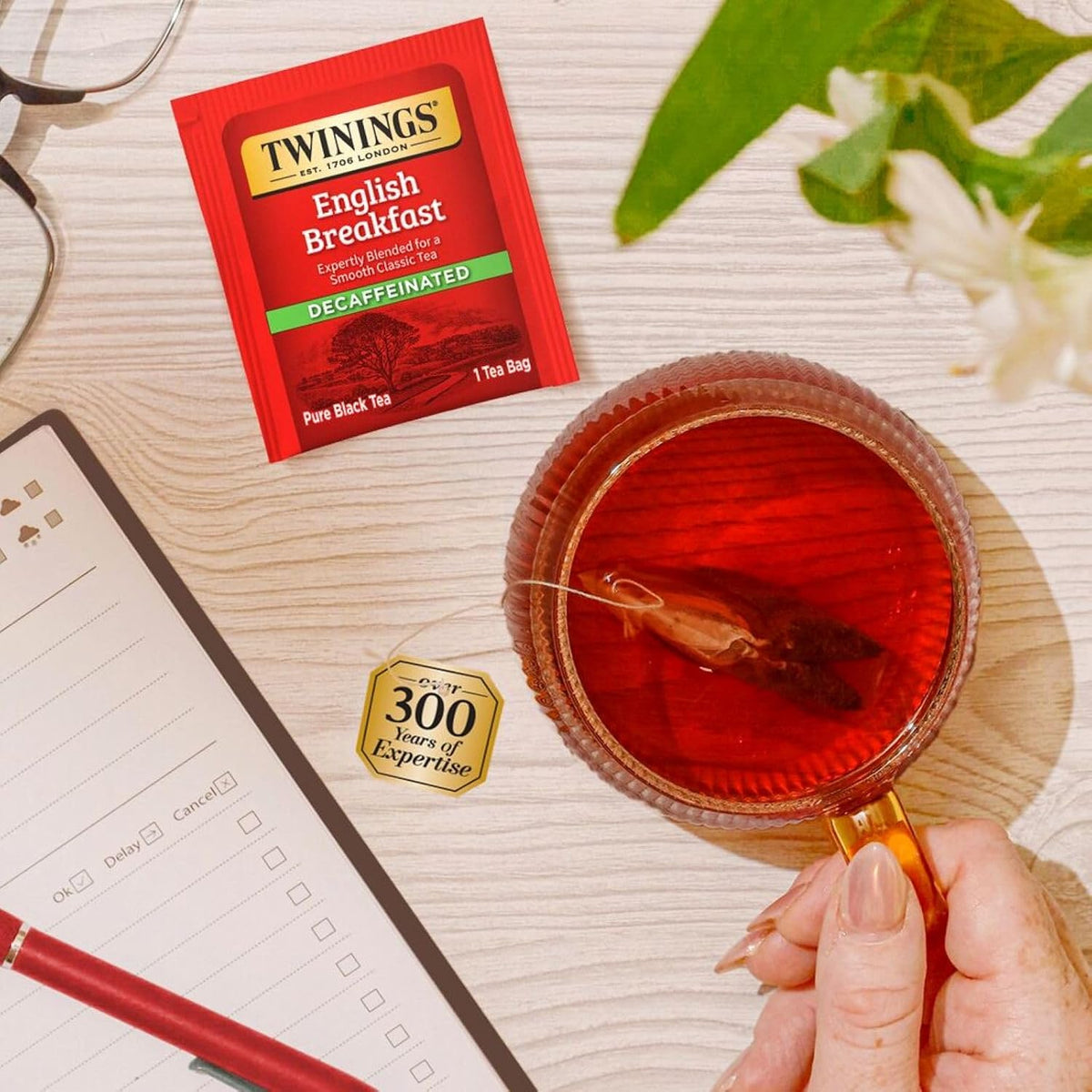Twinings Assorted Herbal, Naturally Caffeine-Free Tea Bag Sampler, 40 Count