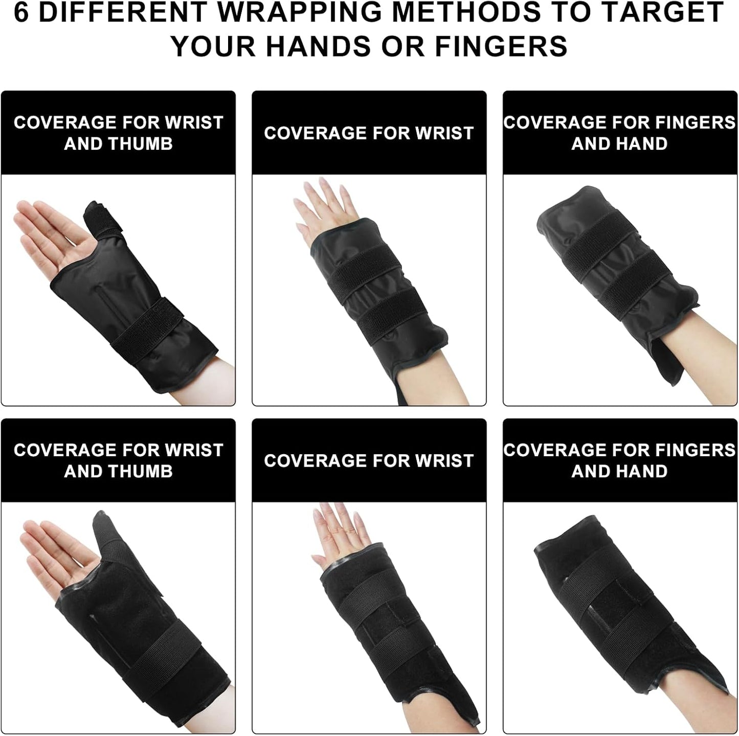 Gel Soft Flexible Ice Packs for Injuries, Reusable Cold Pack, Hot Cold Compress for Joint&Muscle Pain, Surgery Recovery, Inflammation, Swelling, Face, Head, Wrist, Ankle&Foot Injury, 4 Pack-5.1"x6.3"