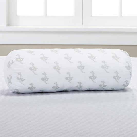 MyPillow Round, Neck and Cervical, Bolster Pillow, Made in USA, 6"x18", White