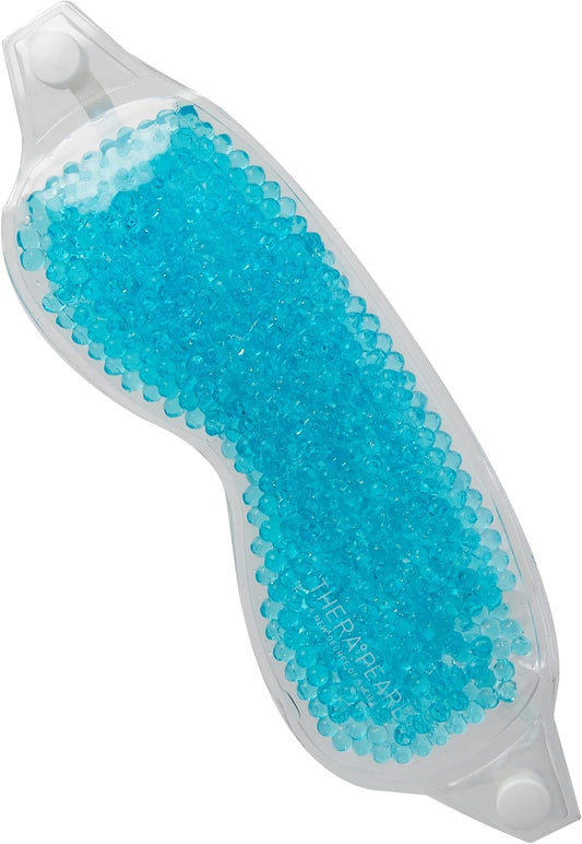 TheraPearl Eye Mask, Eye-ssential Mask with Flexible Gel Beads for Hot Cold Therapy