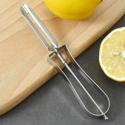 2Pcs Stainless Steel Rotary Peeler Multi-function Peeling Knife,potato Carrot Hand Peeler Food Fruit Vegetable Cutter Kitchen Tools,Home Outdoor Peelers Kitchen Utensils and Gadgets