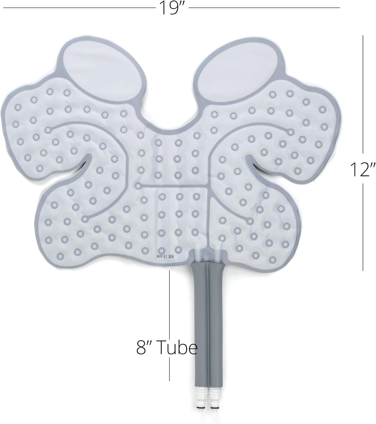 Ossur Cold Rush Cold Therapy Foot and Ankle Pad | Ergonomic Pad for Post-Operative Pain and Swelling | Works with Cryotherapy and Cold Therapy Machines | Includes Hose Connectors and Elastic Straps