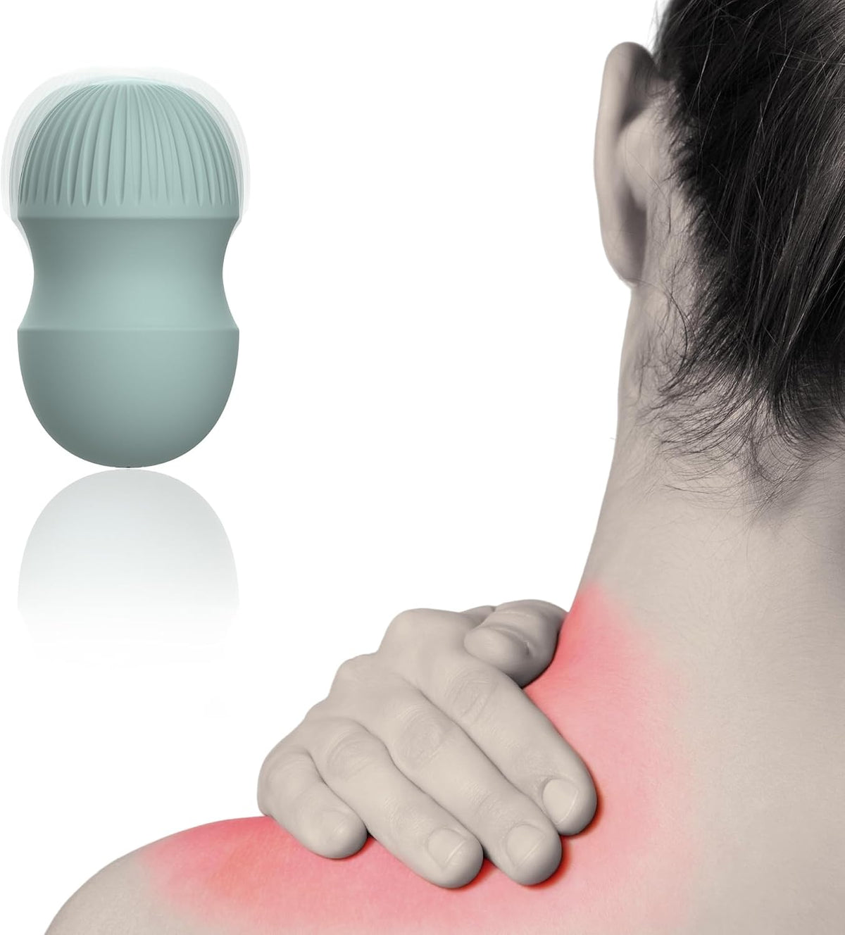 Electric Vibrating Massage Balls for Myofascial Release - Handheld Portable Massager, Trigger Point Therapy, Muscle Knots, and Yoga Therapy, Pain Relief & Muscle Shoulders, Neck, and Back Recovery.