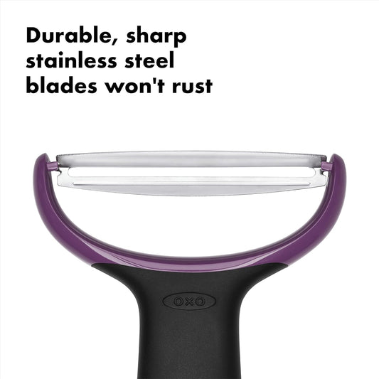 OXO Good Grips Large Vegetable Y Prep Peeler, Black