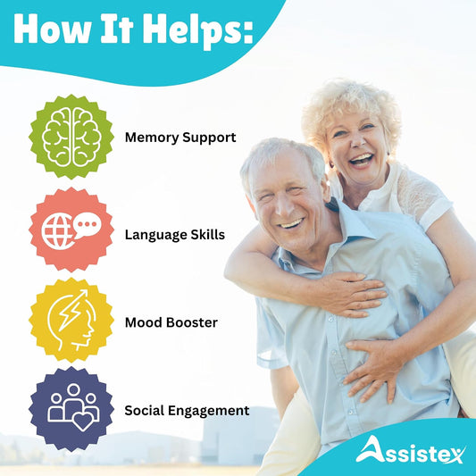 Assistex Matching Game Activity Board - Dementia Activities for Seniors - Memory Games for Adults with Alzheimers - Memory Loss and Alzheimers Activities - Matching Card Memory Games for Seniors
