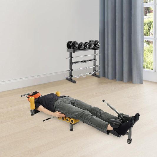 Decompression Table, Spinal Decompression Machine | Decompression Back Stretcher for Relieve Lumbar Pain & Tension Relief Body-Shaping Exercises Capacity 330.7lbs