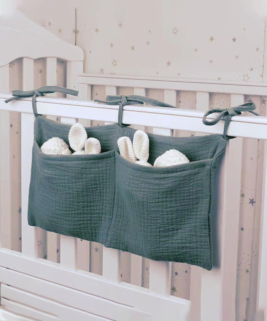Baby Bedside Hanging Bags Storage Organizer Milk Bottle Toy Crib Baby Nappy-Bag Bed-Bunk Organizing Bag