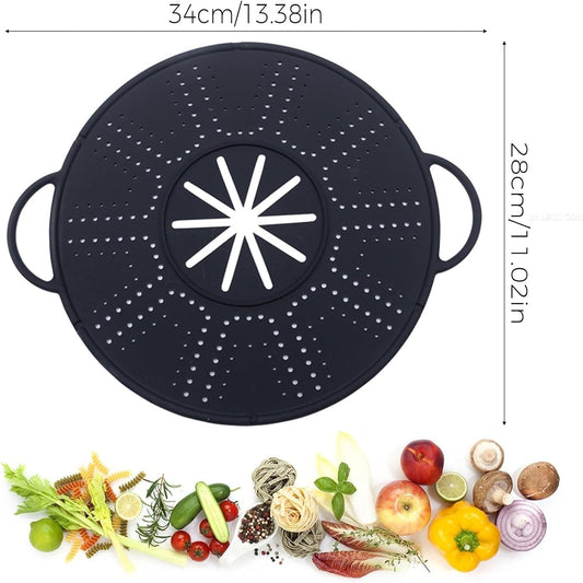 Splatter Screen for Frying Pan,Oil Grease Splatter Guard for Frying Pan