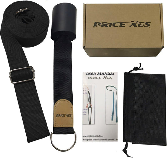 Door Flexibility & Stretching Leg Strap - Great for Ballet Cheer Dance Gymnastics or ANY Sport Leg Stretcher Door Flexibility Trainer Premium stretching equipment