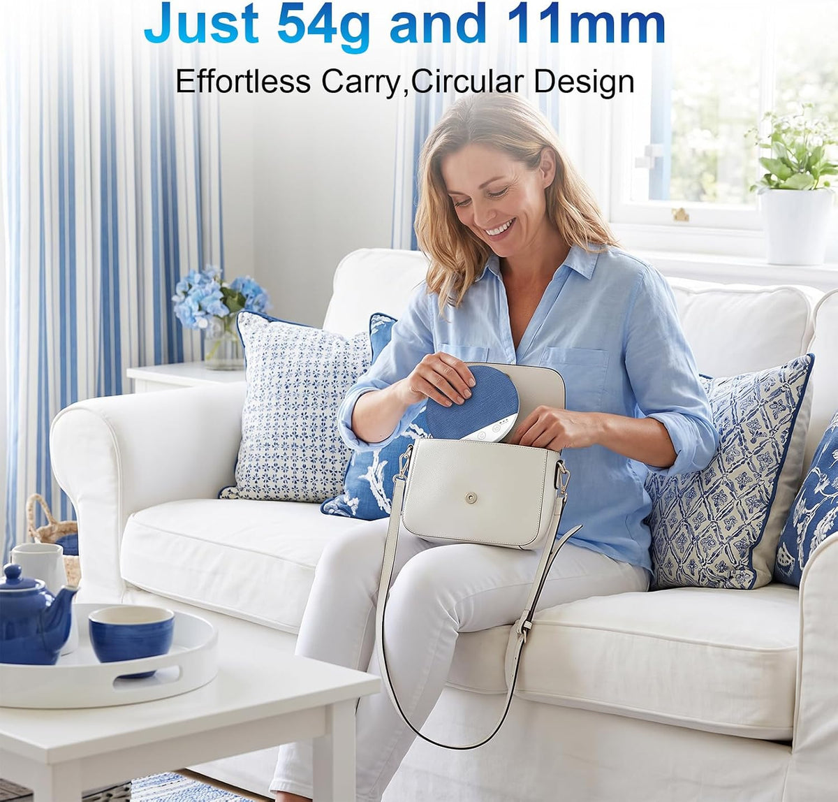Under Pillow Speaker for Sleeping with Bluetooth, White Noise 11mm