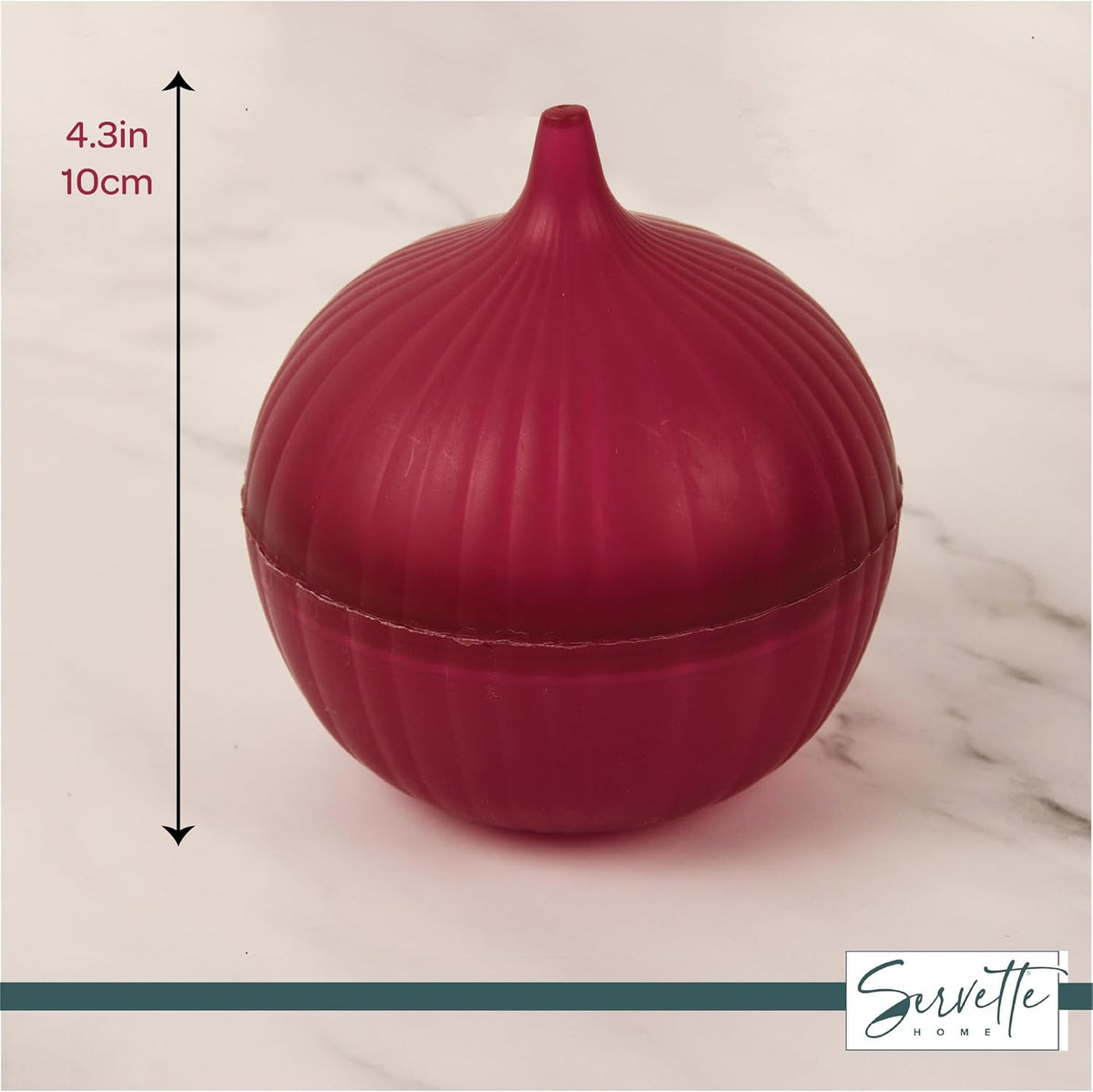 Servette Home Food Keeper Storage Container with Lid, Food Saver for Fresh Avocados, Red Onions, and Garlic, BPA Free (Avocado)