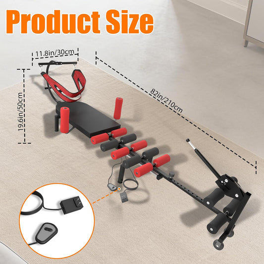 Professional Electric Traction Table, Spinal Cervical Decompression | Traction Bed for Spine Stretching, For Home Use, Back Pain Relief Device, Remote Control, Adjustable Settings