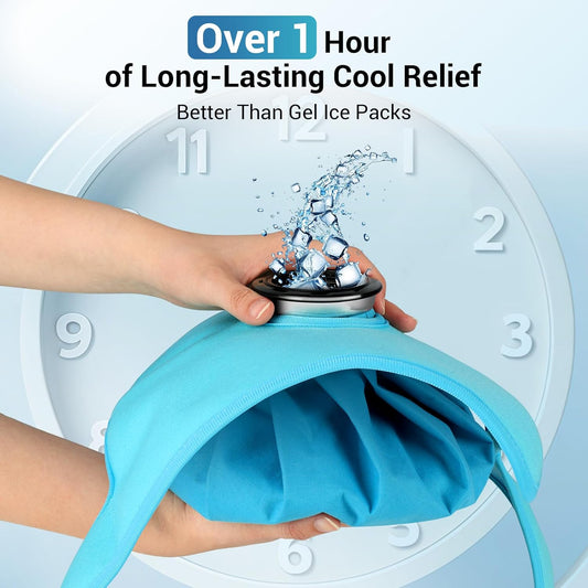 Comfytemp Knee Ice Pack Wrap, Wearable Ice Bags for Injuries Reusable