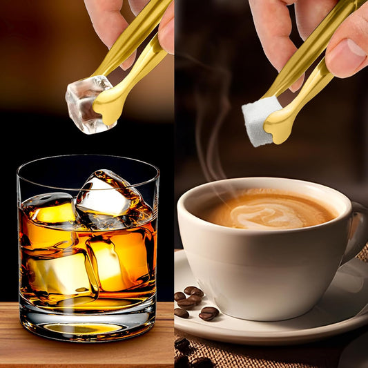 Mini Serving Tongs, Anytrp 18-Packs Stainless Steel Sugar Tongs, 4.3inch Ice Tongs Kitchen Appetizers Tongs for Coffee Bar, Tea Party, Desserts Party, Sugar and Ice Bucket